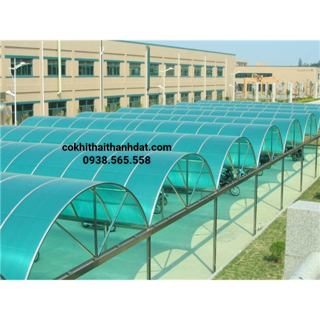 Làm mái poly tại bến cát giá rẻ, nhận làm cửa sắt, hàng rào sắt