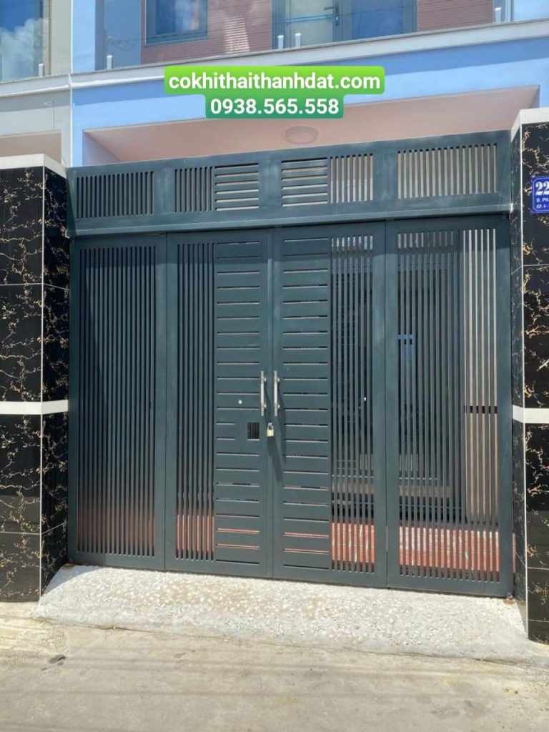Dịch vụ lắp đặt cửa cổng sắt đẹp tại Dĩ An