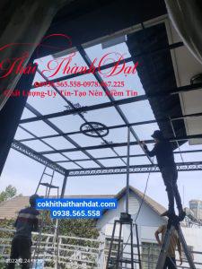 Dịch vụ lợp mái poly lấy sáng giá rẻ tại Quận Bình Thạnh