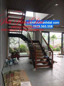 Thi công lan can sắt-cầu thang sắt tại quận phú nhuận
