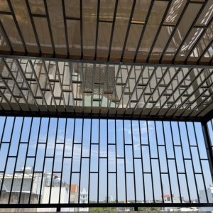 Mái nhựa poly lấy sáng sân thượng tại Dĩ An