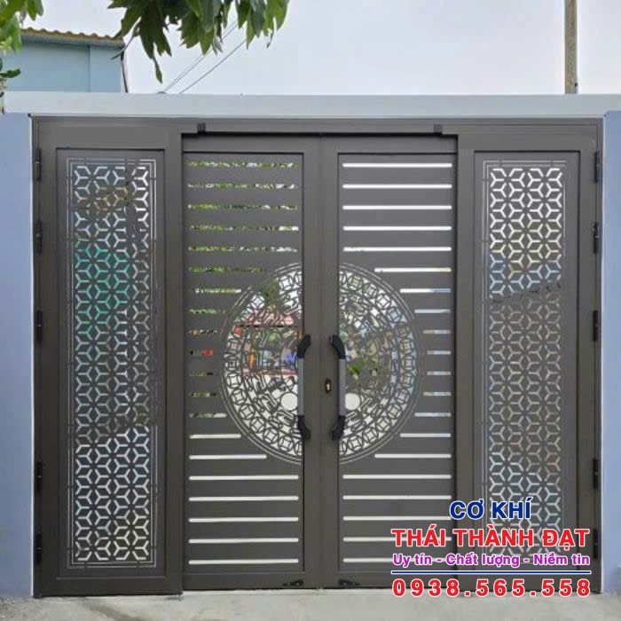 Làm cửa cổng trượt quay tại Gò Vấp Làm cửa cổng trượt quay tại Gò Vấp