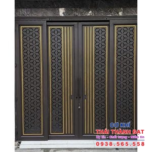 Làm cửa cổng trượt quay tại Gò Vấp