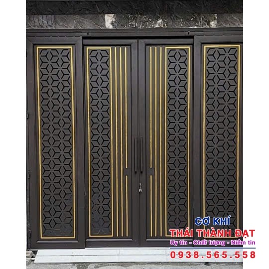 Làm cửa cổng trượt quay tại Gò Vấp