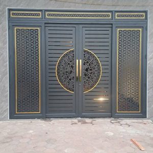 Báo giá làm cửa cổng trượt quay tại TPHCM