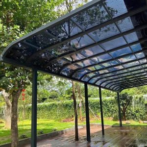 Làm mái nhựa poly-mái tôn sáng tại Gò Vấp